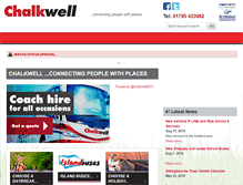 Tablet Screenshot of chalkwell.co.uk